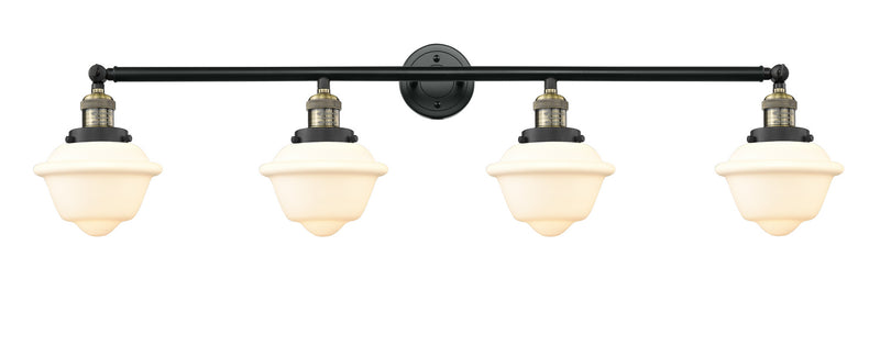 Innovations 215-BAB-G531 Four Light Bath Vanity, Black Antique Brass