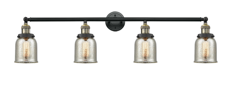 Innovations 215-BAB-G58 Four Light Bath Vanity, Black Antique Brass
