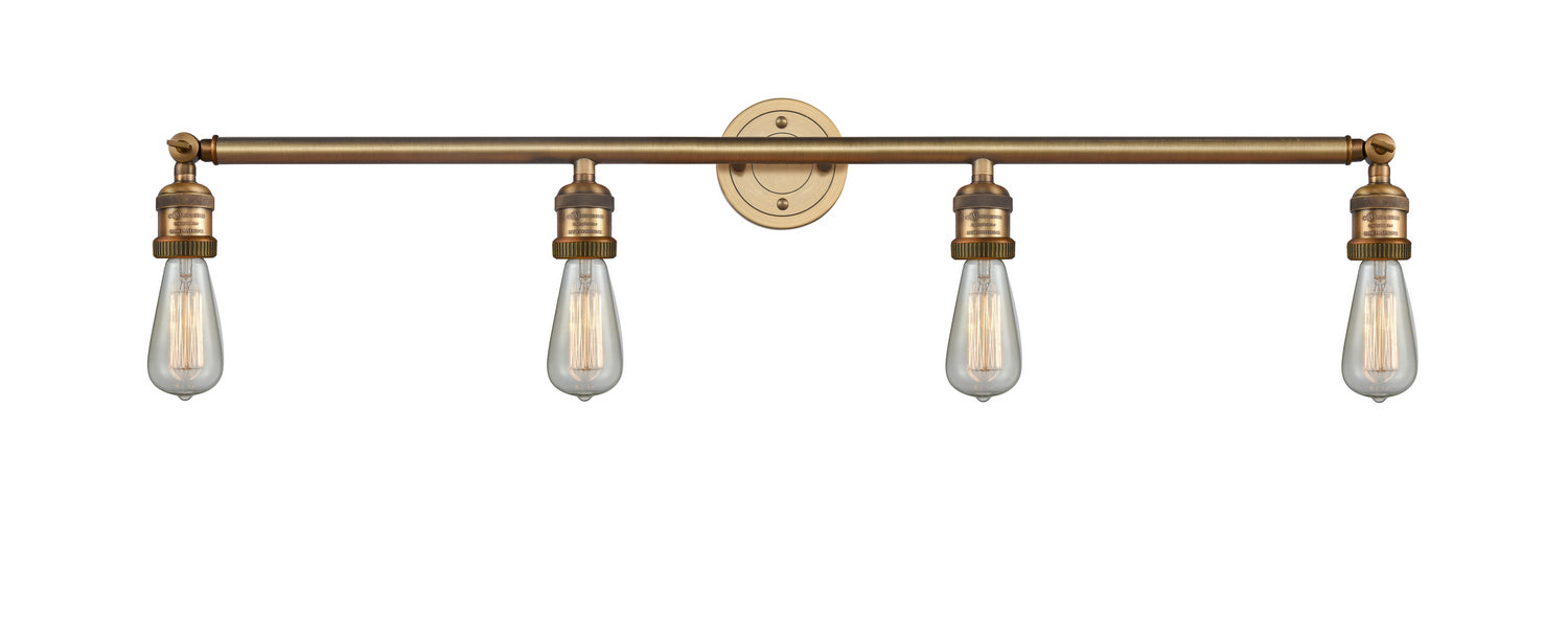 Innovations 215-BB Four Light Bath Vanity, Brushed Brass