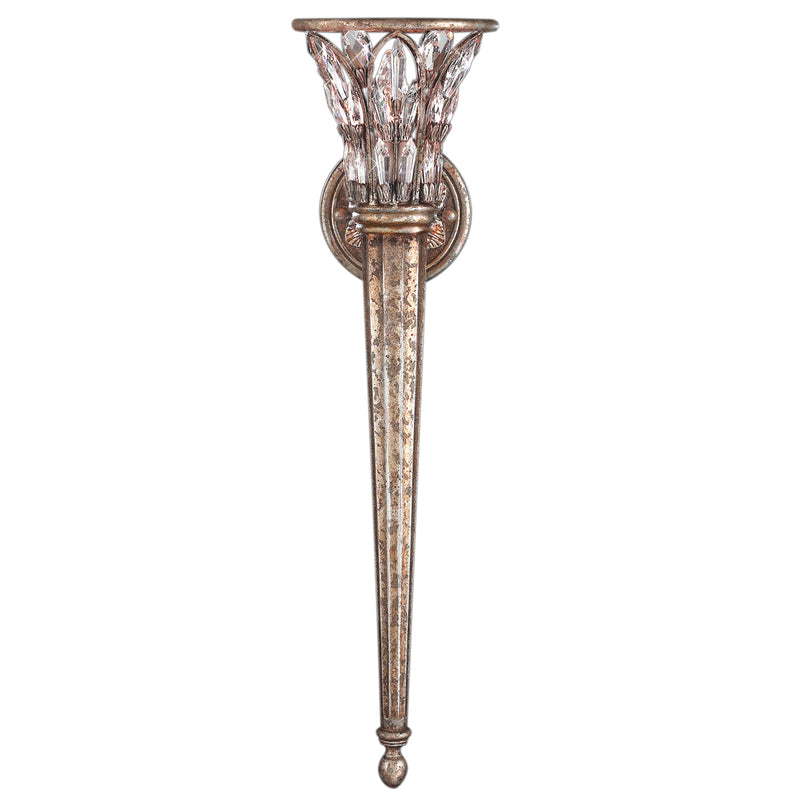 Fine Art 300250ST One Light Wall Sconce, Silver