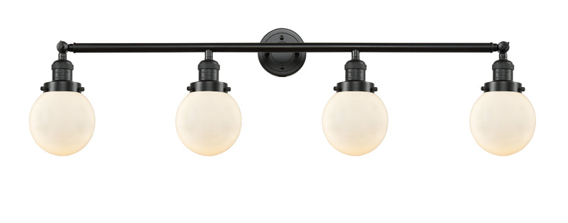 Innovations 215-OB-G201-6 Four Light Bath Vanity, Oil Rubbed Bronze