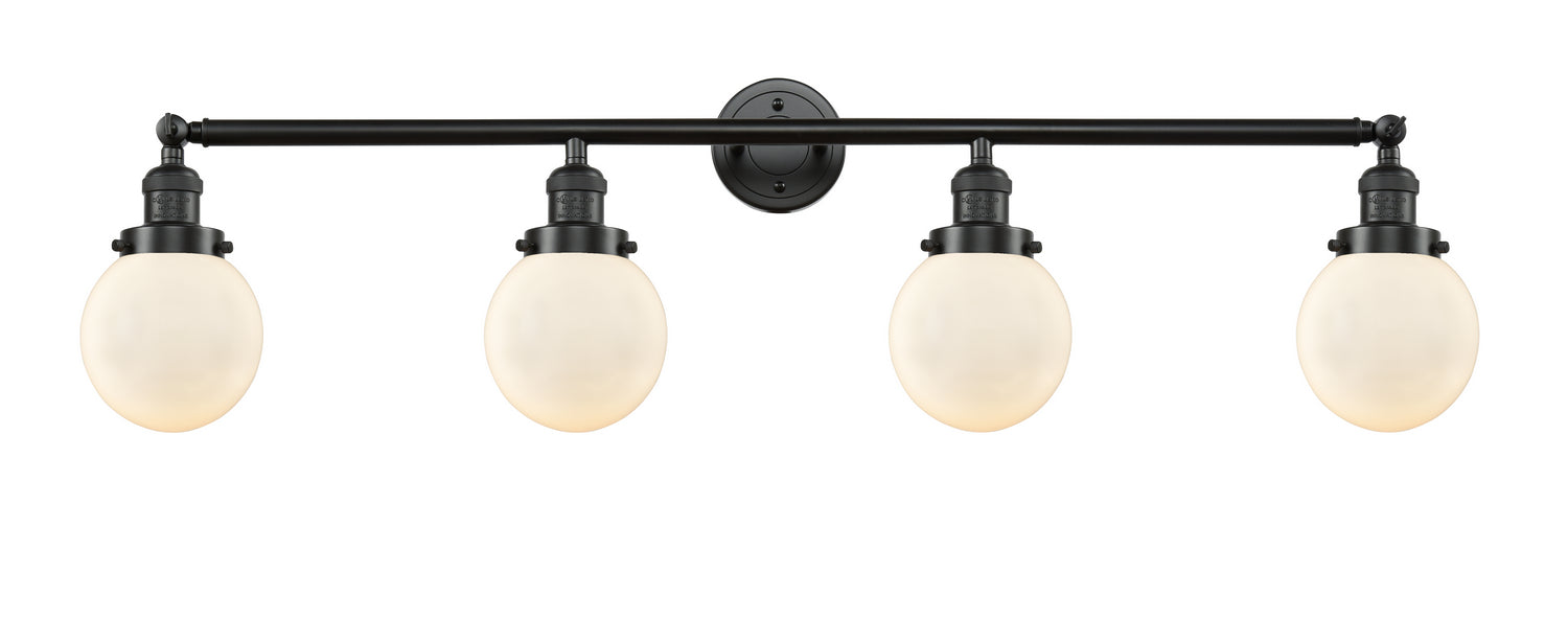 Innovations 215-OB-G201-6 Four Light Bath Vanity, Oil Rubbed Bronze