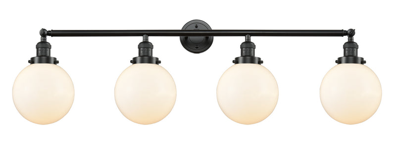 Innovations 215-OB-G201-8 Four Light Bath Vanity, Oil Rubbed Bronze