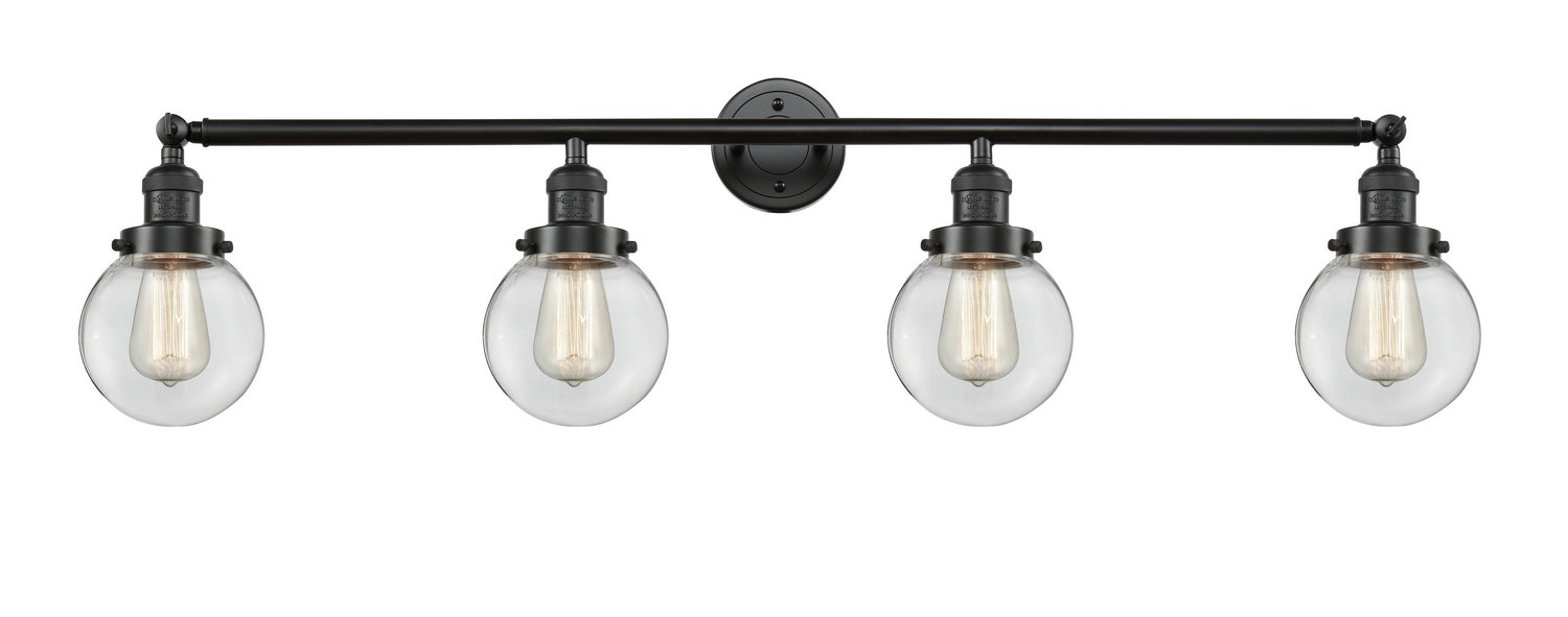Innovations 215-OB-G202-6 Four Light Bath Vanity, Oil Rubbed Bronze