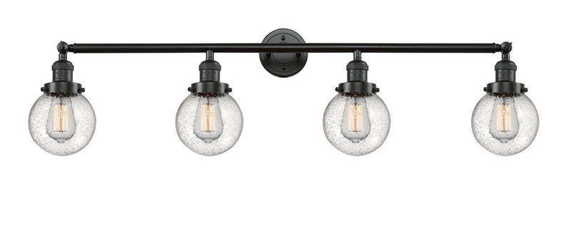 Innovations 215-OB-G204-6 Four Light Bath Vanity, Oil Rubbed Bronze