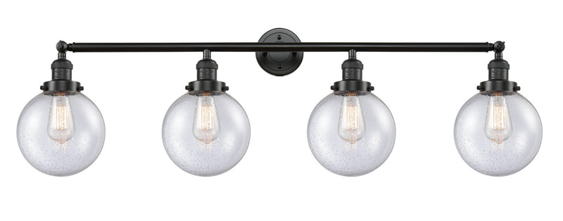 Innovations 215-OB-G204-8 Four Light Bath Vanity, Oil Rubbed Bronze
