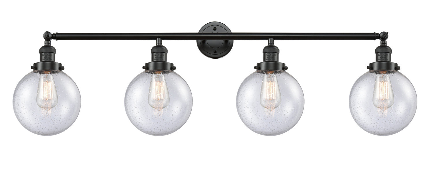 Innovations 215-OB-G204-8 Four Light Bath Vanity, Oil Rubbed Bronze
