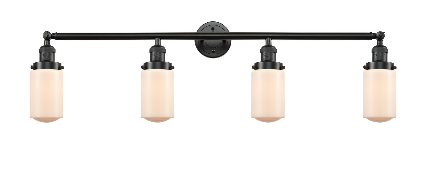 Innovations 215-OB-G311 Four Light Bath Vanity, Oil Rubbed Bronze