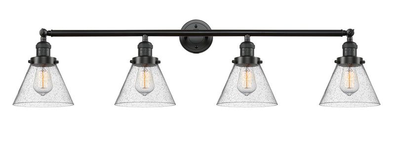 Innovations 215-OB-G44 Four Light Bath Vanity, Oil Rubbed Bronze