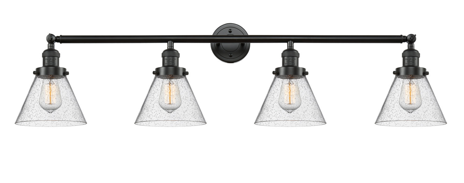 Innovations 215-OB-G44 Four Light Bath Vanity, Oil Rubbed Bronze
