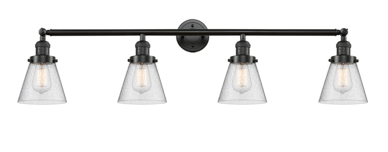 Innovations 215-OB-G64 Four Light Bath Vanity, Oil Rubbed Bronze