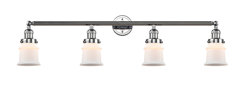 Innovations 215-PC-G181S Four Light Bath Vanity, Polished Chrome