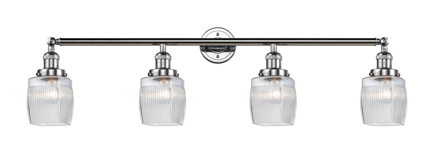 Innovations 215-PC-G302 Four Light Bath Vanity, Polished Chrome