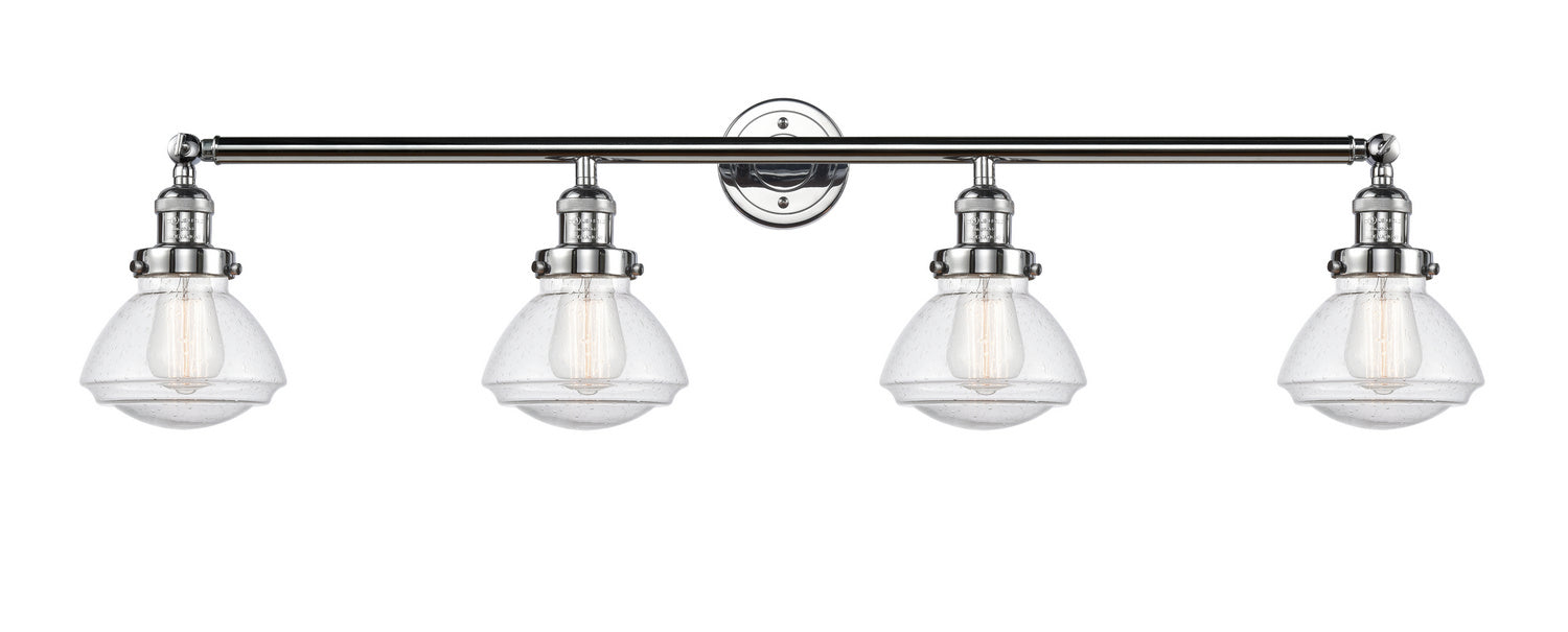 Innovations 215-PC-G324 Four Light Bath Vanity, Polished Chrome