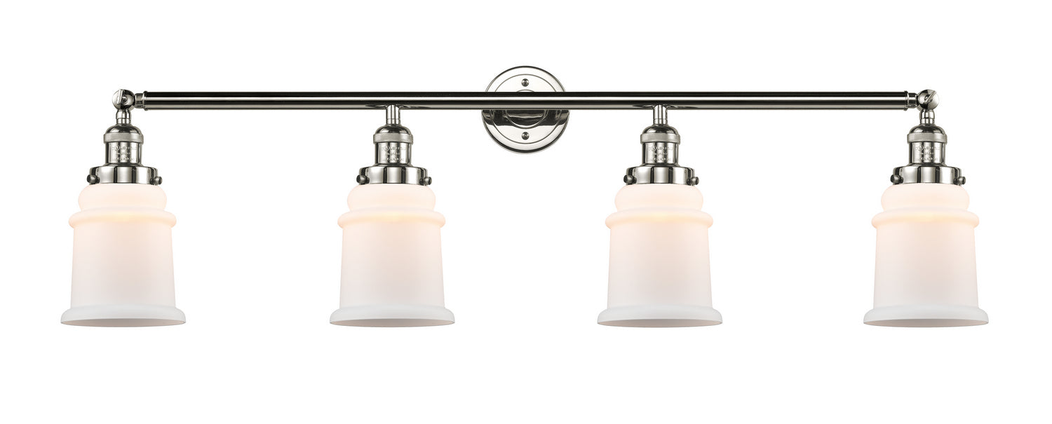 Innovations 215-PN-G181 Four Light Bath Vanity, Polished Nickel