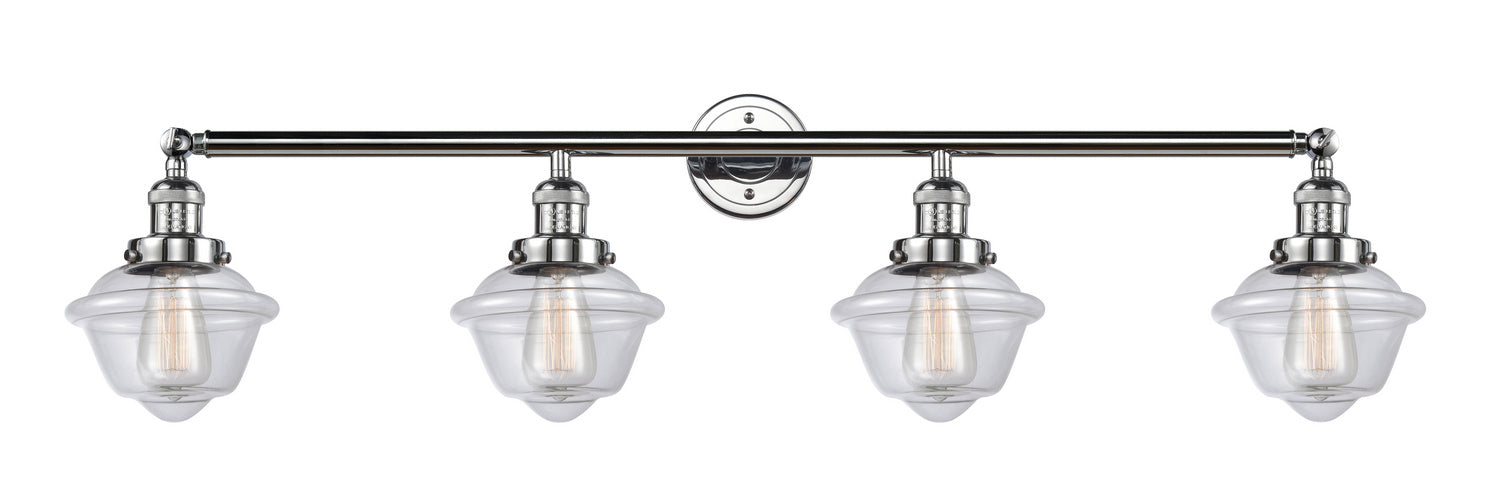 Innovations 215-PC-G532 Four Light Bath Vanity, Polished Chrome