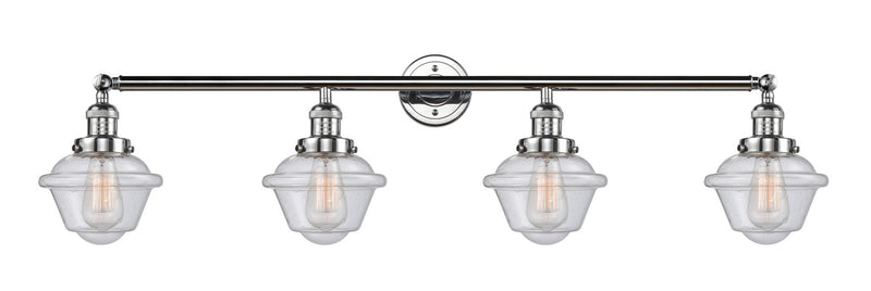 Innovations 215-PC-G534 Four Light Bath Vanity, Polished Chrome