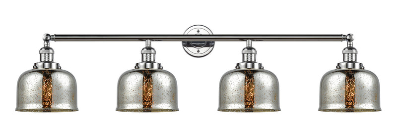 Innovations 215-PC-G78 Four Light Bath Vanity, Polished Chrome