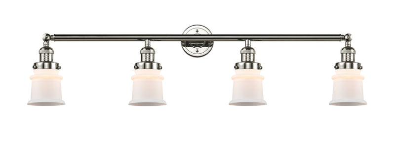 Innovations 215-PN-G181S Four Light Bath Vanity, Polished Nickel