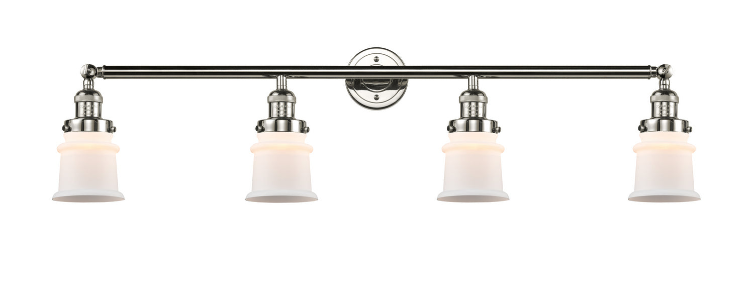 Innovations 215-PN-G181S Four Light Bath Vanity, Polished Nickel