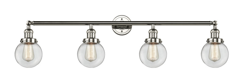 Innovations 215-PN-G202-6-LED LED Bath Vanity, Polished Nickel