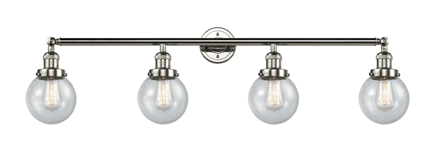 Innovations 215-PN-G204-6-LED LED Bath Vanity, Polished Nickel