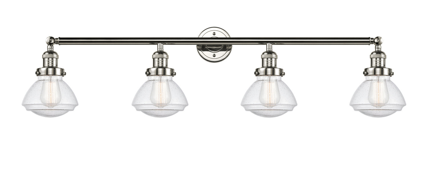 Innovations 215-PN-G324 Four Light Bath Vanity, Polished Nickel