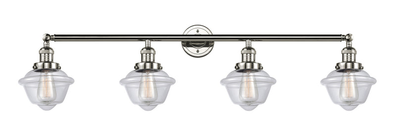 Innovations 215-PN-G532 Four Light Bath Vanity, Polished Nickel