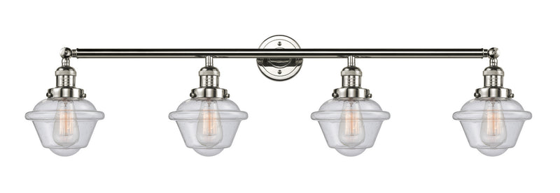 Innovations 215-PN-G534 Four Light Bath Vanity, Polished Nickel