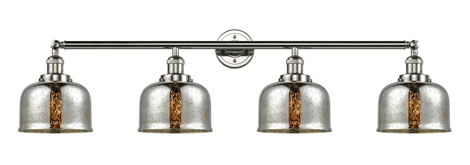 Innovations 215-PN-G78 Four Light Bath Vanity, Polished Nickel