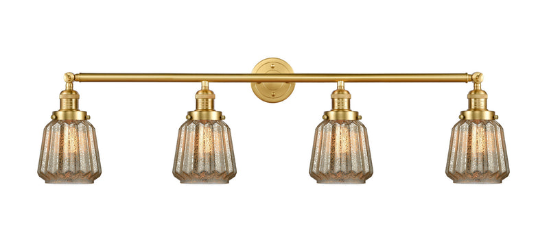 Innovations 215-SG-G146 Four Light Bath Vanity, Satin Gold