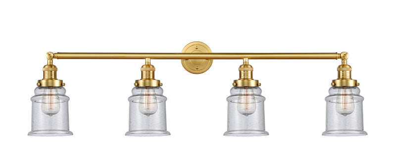 Innovations 215-SG-G184 Four Light Bath Vanity, Satin Gold