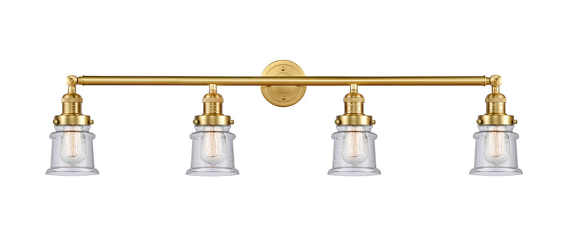 Innovations 215-SG-G184S Four Light Bath Vanity, Satin Gold
