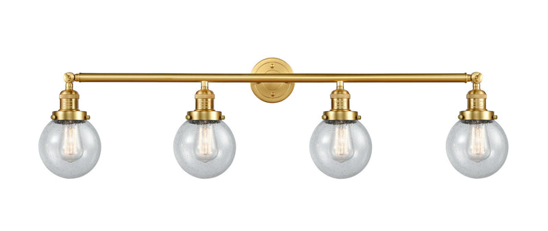 Innovations 215-SG-G204-6-LED LED Bath Vanity, Satin Gold