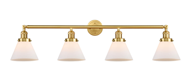 Innovations 215-SG-G41 Four Light Bath Vanity, Satin Gold