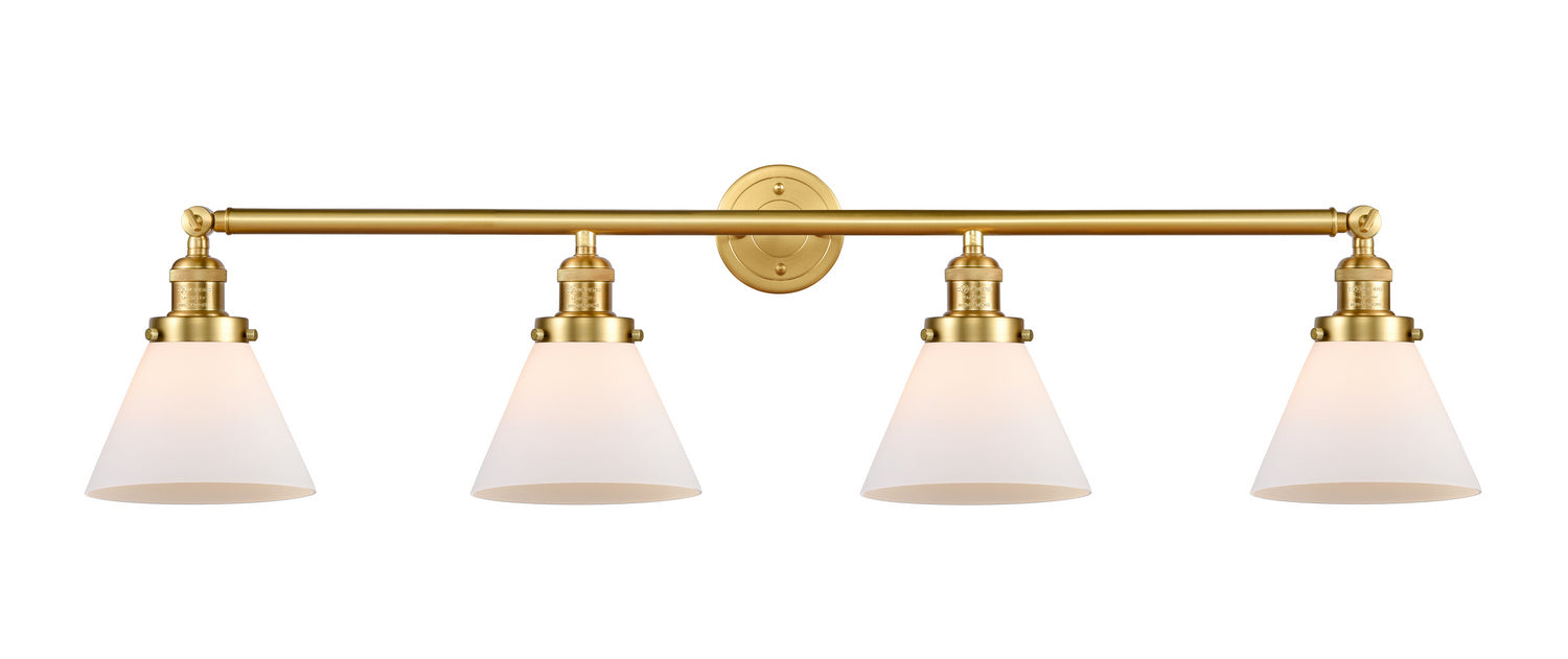 Innovations 215-SG-G41 Four Light Bath Vanity, Satin Gold