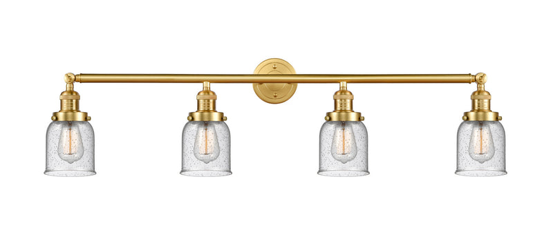 Innovations 215-SG-G54 Four Light Bath Vanity, Satin Gold