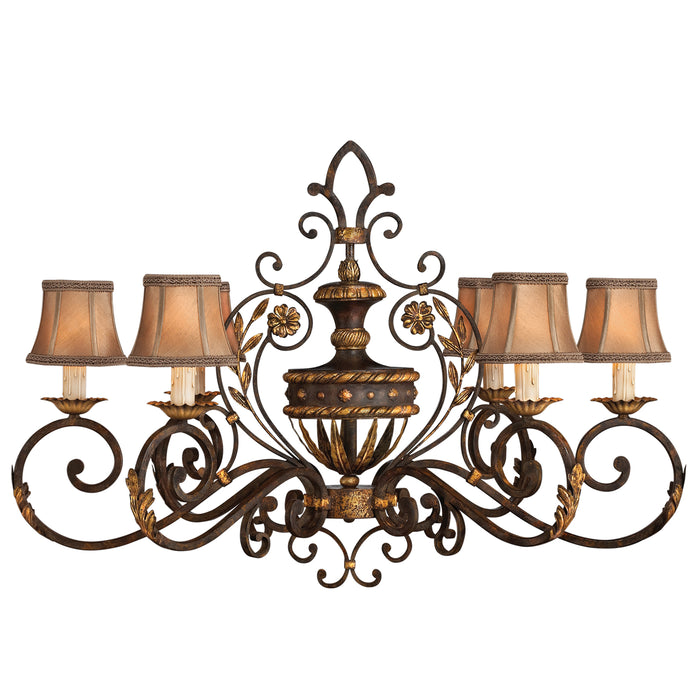 Fine Art 218540ST Six Light Chandelier, Bronze