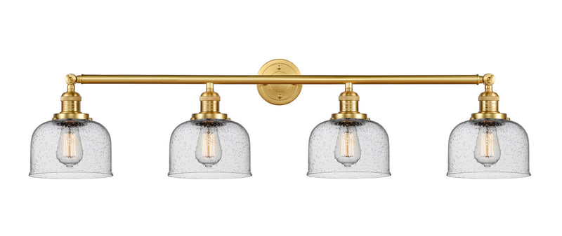 Innovations 215-SG-G74 Four Light Bath Vanity, Satin Gold