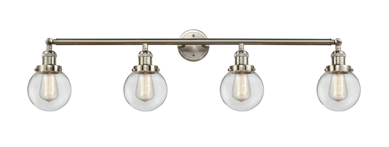 Innovations 215-SN-G202-6-LED LED Bath Vanity, Brushed Satin Nickel