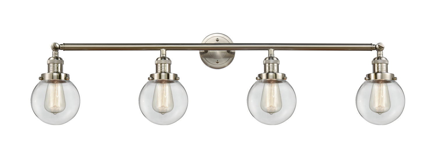 Innovations 215-SN-G202-6-LED LED Bath Vanity, Brushed Satin Nickel