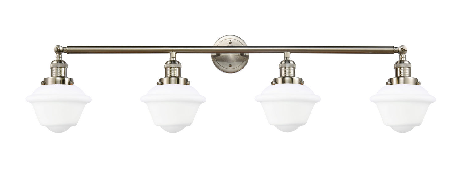 Innovations 215-SN-G531 Four Light Bath Vanity, Brushed Satin Nickel