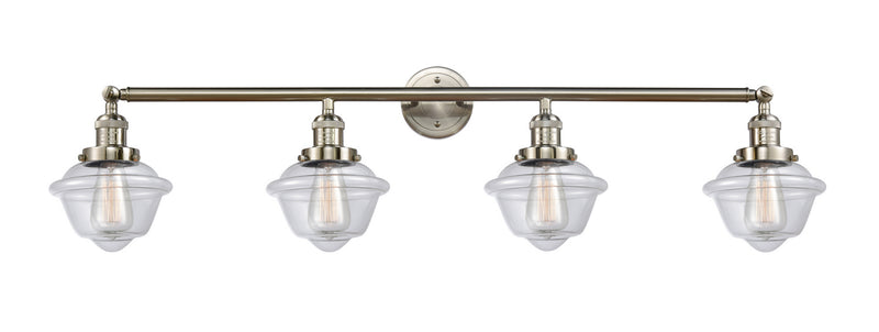 Innovations 215-SN-G532 Four Light Bath Vanity, Brushed Satin Nickel