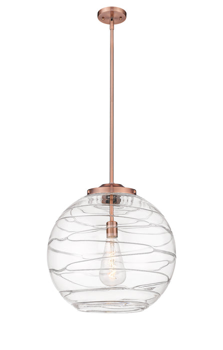Innovations 221-1S-AC-G1213-18 One Light Pendant, Antique Copper