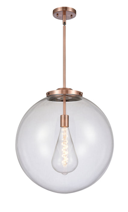 Innovations 221-1S-AC-G202-18 One Light Pendant, Antique Copper