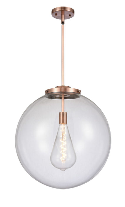 Innovations 221-1S-AC-G202-18-LED LED Pendant, Antique Copper