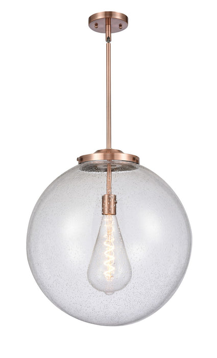 Innovations 221-1S-AC-G204-18-LED LED Pendant, Antique Copper