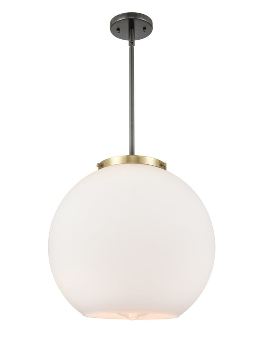 Innovations 221-1S-BAB-G121-16-LED LED Pendant, Black Antique Brass