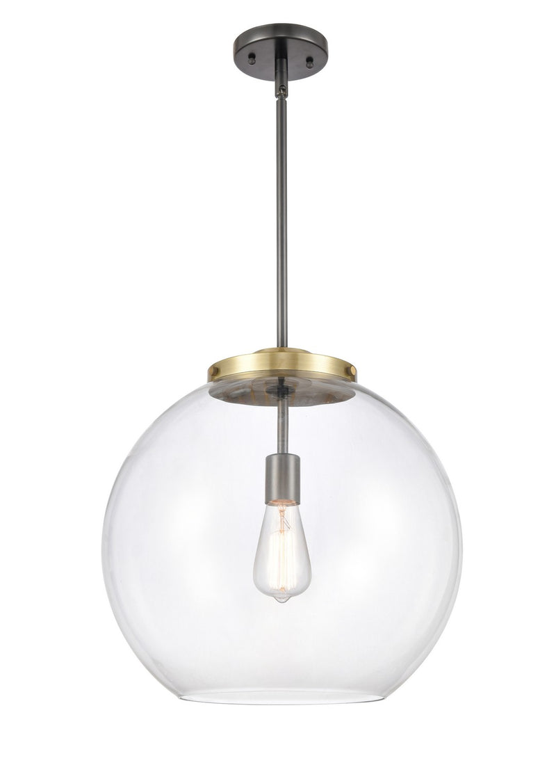 Innovations 221-1S-BAB-G122-16-LED LED Pendant, Black Antique Brass