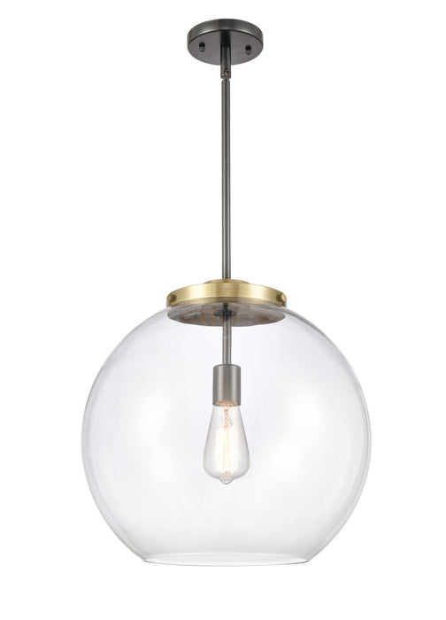 Innovations 221-1S-BAB-G122-16-LED LED Pendant, Black Antique Brass